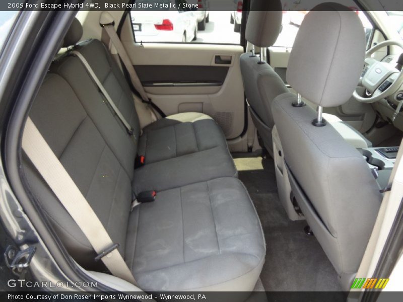 Black Pearl Slate Metallic / Stone 2009 Ford Escape Hybrid 4WD