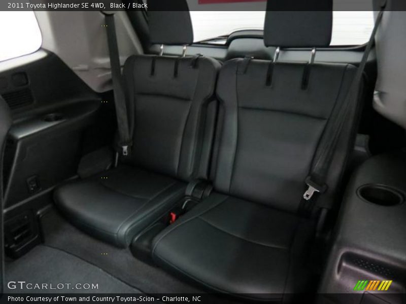 Rear Seat of 2011 Highlander SE 4WD