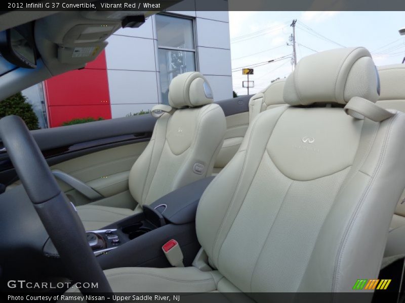 Vibrant Red / Wheat 2012 Infiniti G 37 Convertible