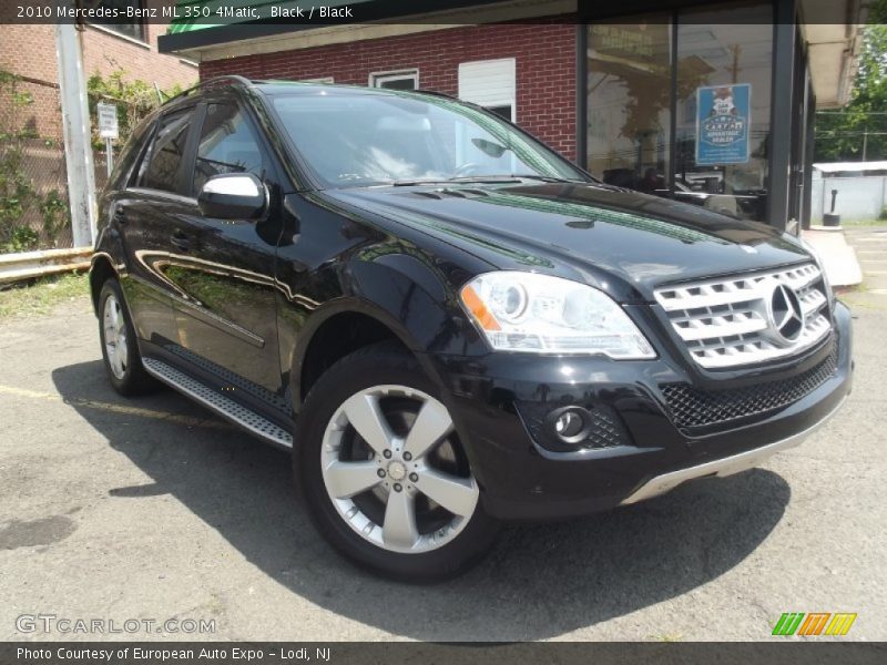 Black / Black 2010 Mercedes-Benz ML 350 4Matic