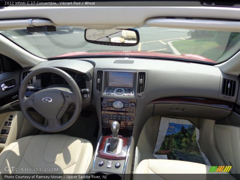 Dashboard of 2012 G 37 Convertible