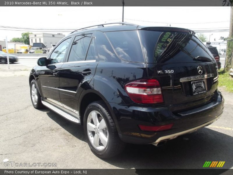 Black / Black 2010 Mercedes-Benz ML 350 4Matic