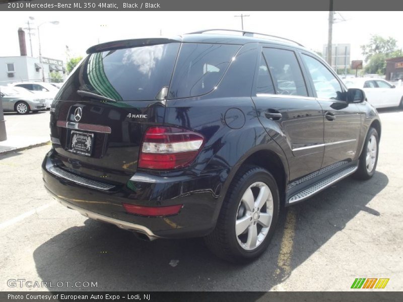 Black / Black 2010 Mercedes-Benz ML 350 4Matic