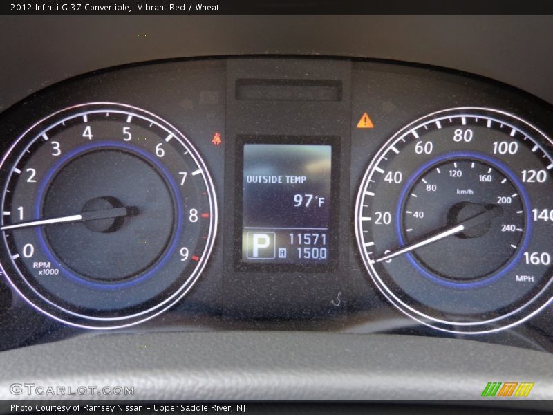  2012 G 37 Convertible 37 Convertible Gauges