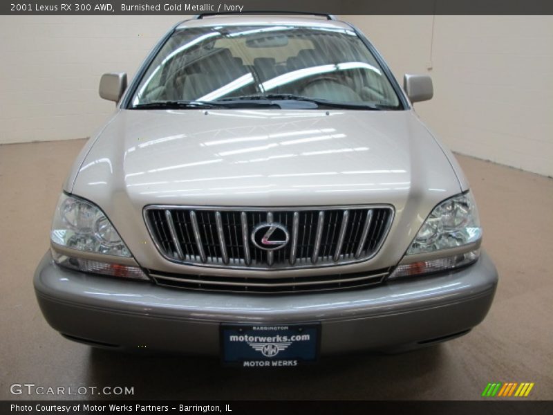 Burnished Gold Metallic / Ivory 2001 Lexus RX 300 AWD
