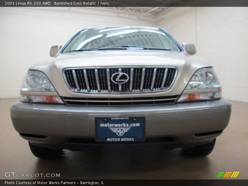 Burnished Gold Metallic / Ivory 2001 Lexus RX 300 AWD