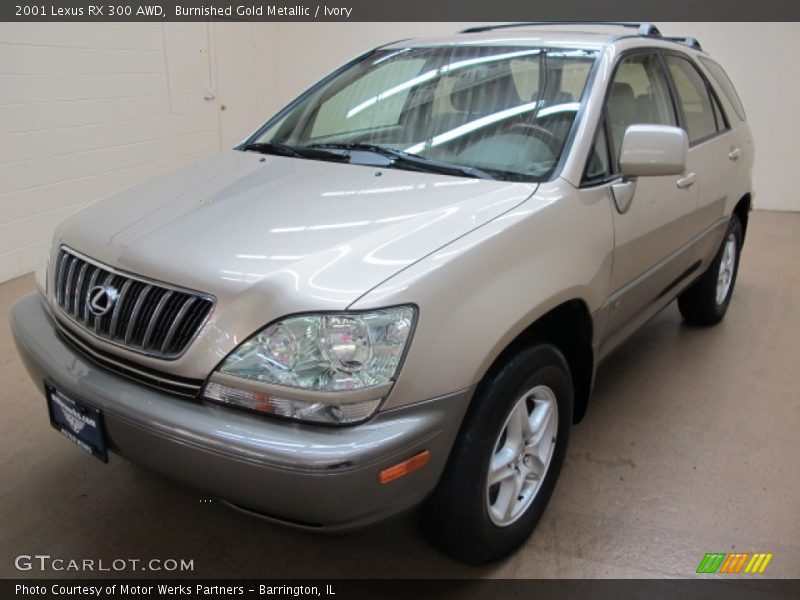 Burnished Gold Metallic / Ivory 2001 Lexus RX 300 AWD