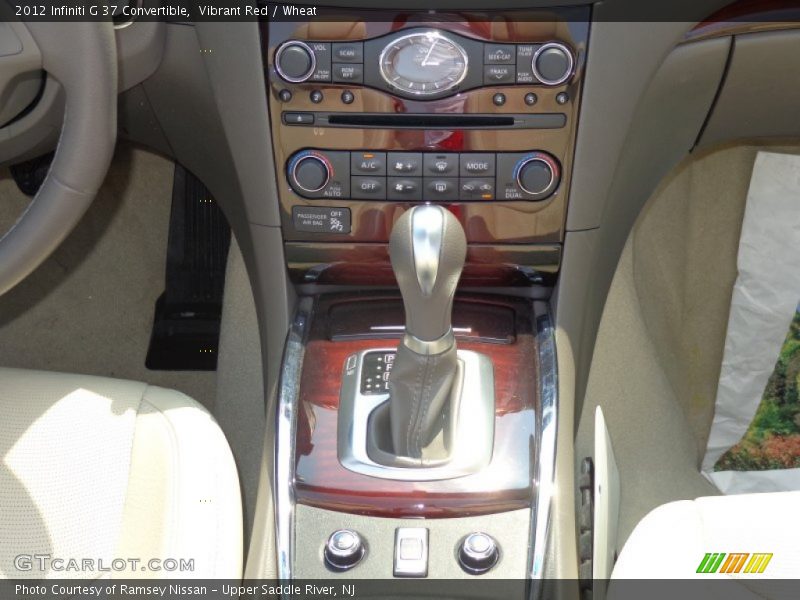  2012 G 37 Convertible 7 Speed Automatic Shifter
