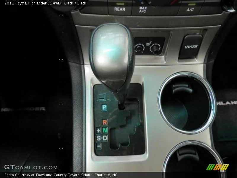  2011 Highlander SE 4WD 5 Speed ECT-i Automatic Shifter