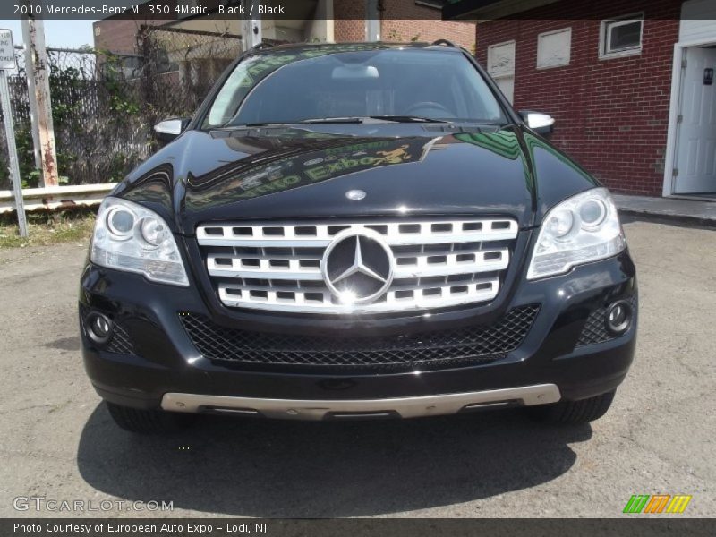 Black / Black 2010 Mercedes-Benz ML 350 4Matic