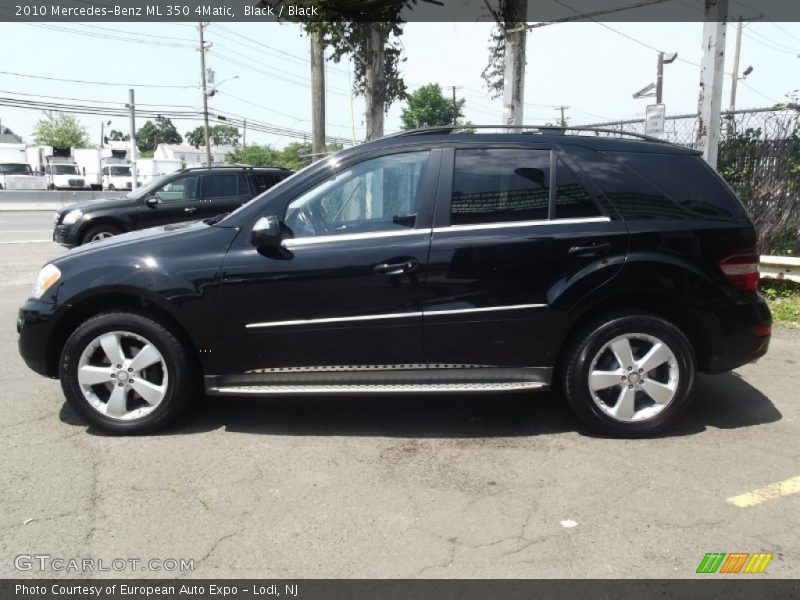 Black / Black 2010 Mercedes-Benz ML 350 4Matic