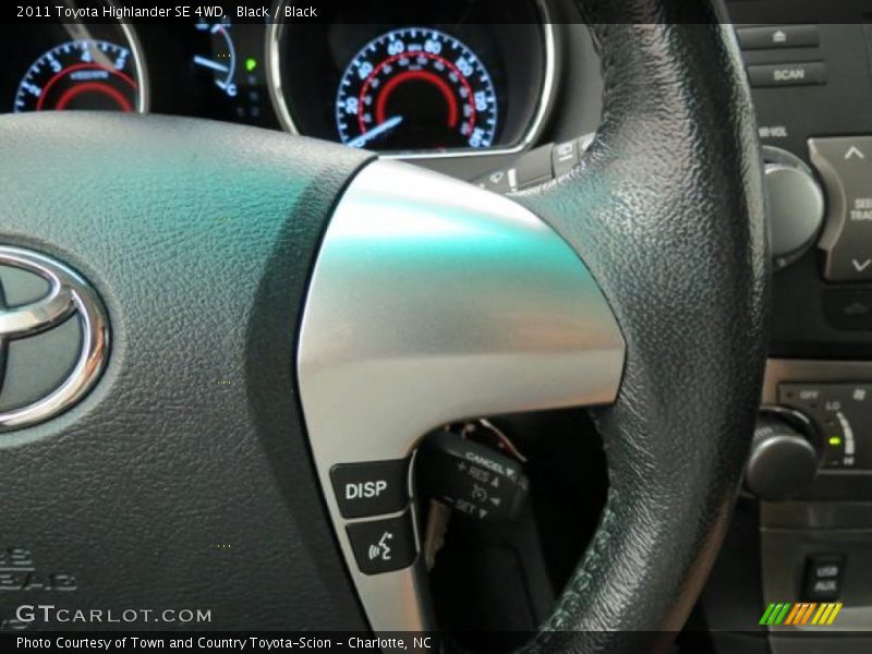 Black / Black 2011 Toyota Highlander SE 4WD