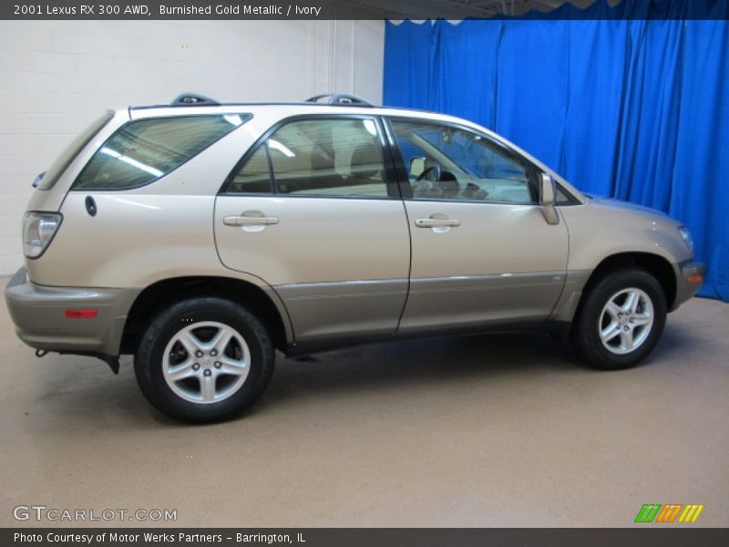 Burnished Gold Metallic / Ivory 2001 Lexus RX 300 AWD