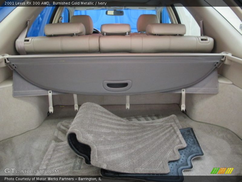 Burnished Gold Metallic / Ivory 2001 Lexus RX 300 AWD