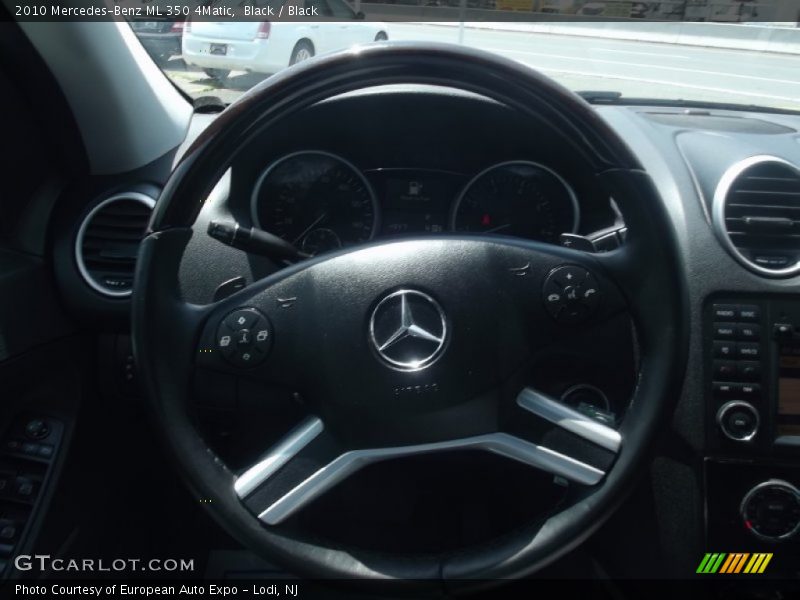 Black / Black 2010 Mercedes-Benz ML 350 4Matic
