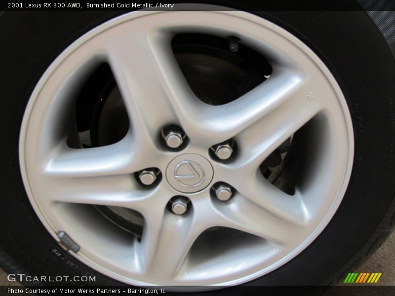 Burnished Gold Metallic / Ivory 2001 Lexus RX 300 AWD
