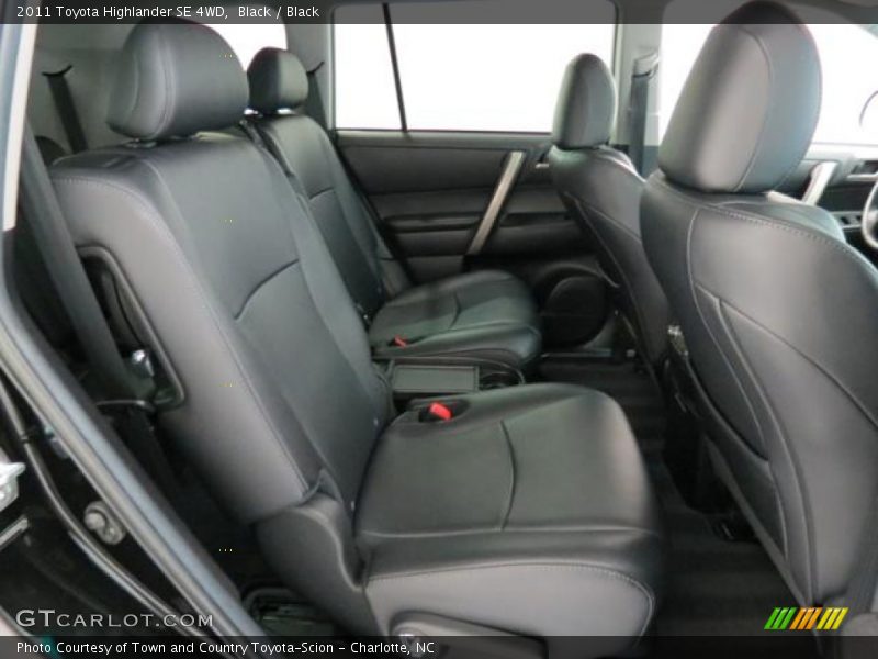Rear Seat of 2011 Highlander SE 4WD