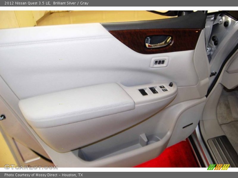 Brilliant Silver / Gray 2012 Nissan Quest 3.5 LE