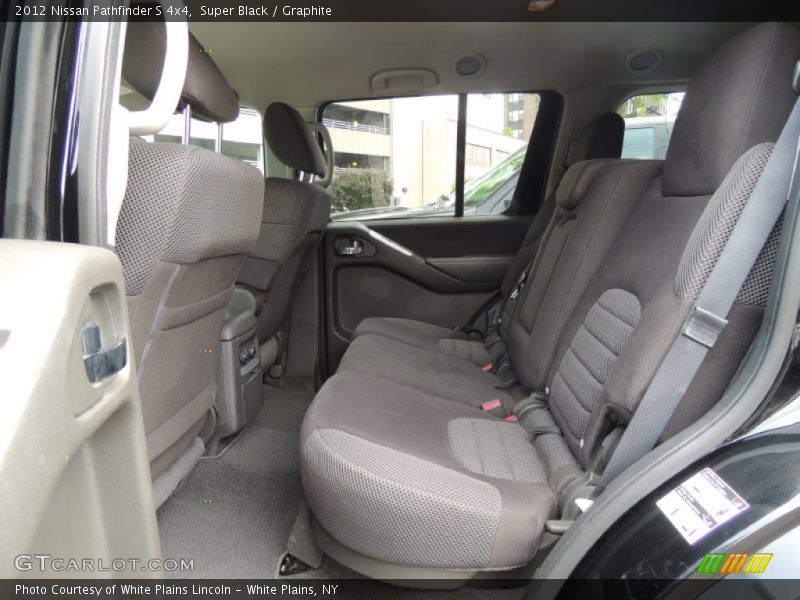 Rear Seat of 2012 Pathfinder S 4x4