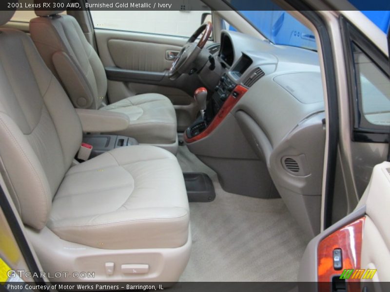 Burnished Gold Metallic / Ivory 2001 Lexus RX 300 AWD