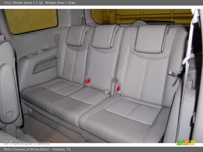 Rear Seat of 2012 Quest 3.5 LE