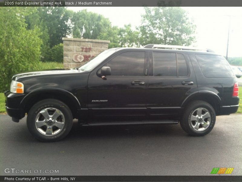 Black / Medium Parchment 2005 Ford Explorer Limited 4x4