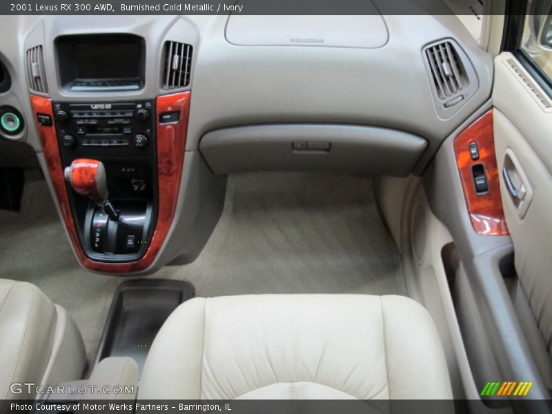 Burnished Gold Metallic / Ivory 2001 Lexus RX 300 AWD