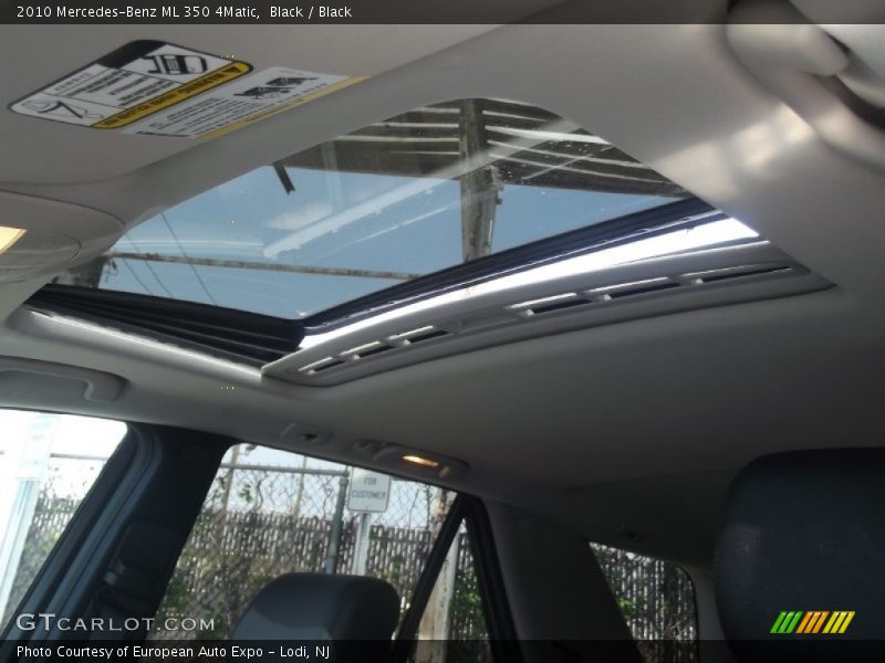 Black / Black 2010 Mercedes-Benz ML 350 4Matic