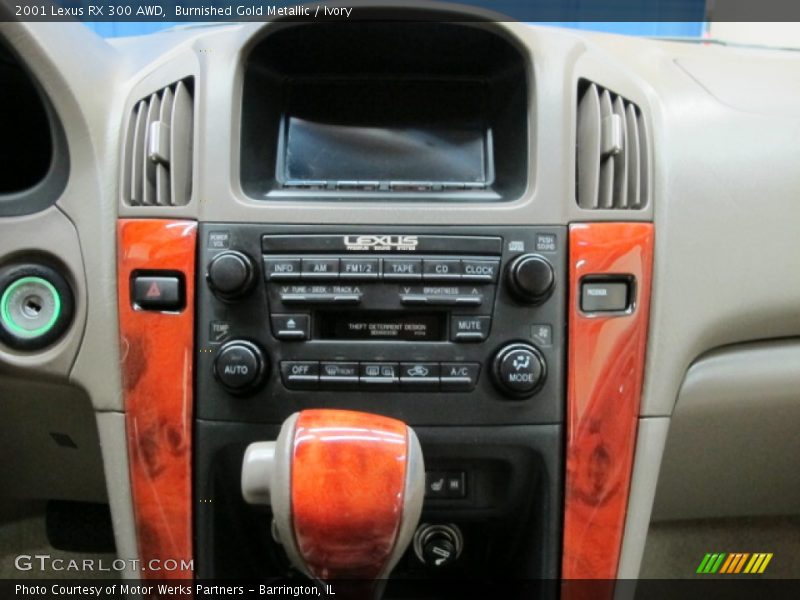 Burnished Gold Metallic / Ivory 2001 Lexus RX 300 AWD