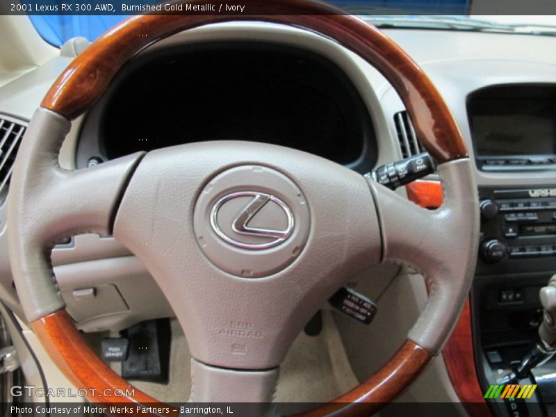 Burnished Gold Metallic / Ivory 2001 Lexus RX 300 AWD