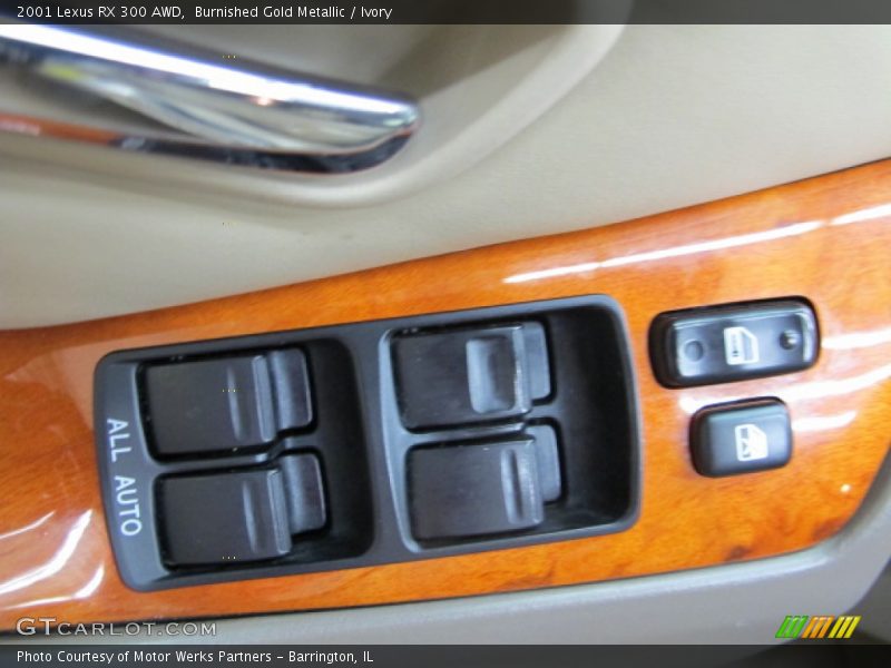 Burnished Gold Metallic / Ivory 2001 Lexus RX 300 AWD