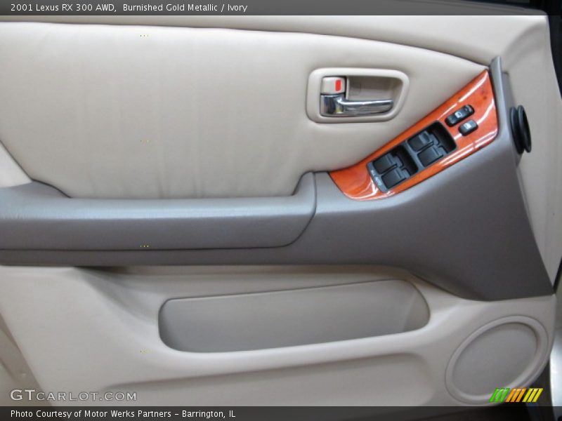Burnished Gold Metallic / Ivory 2001 Lexus RX 300 AWD