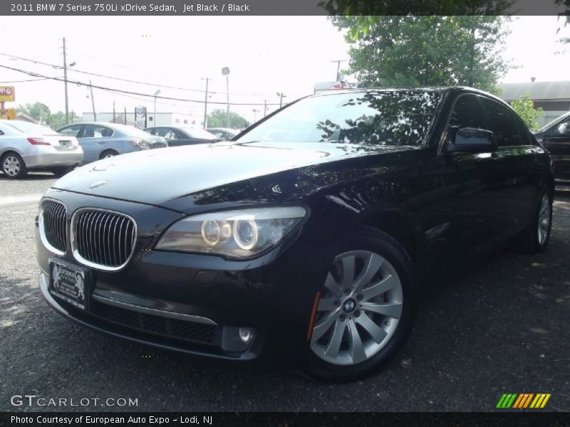 Jet Black / Black 2011 BMW 7 Series 750Li xDrive Sedan