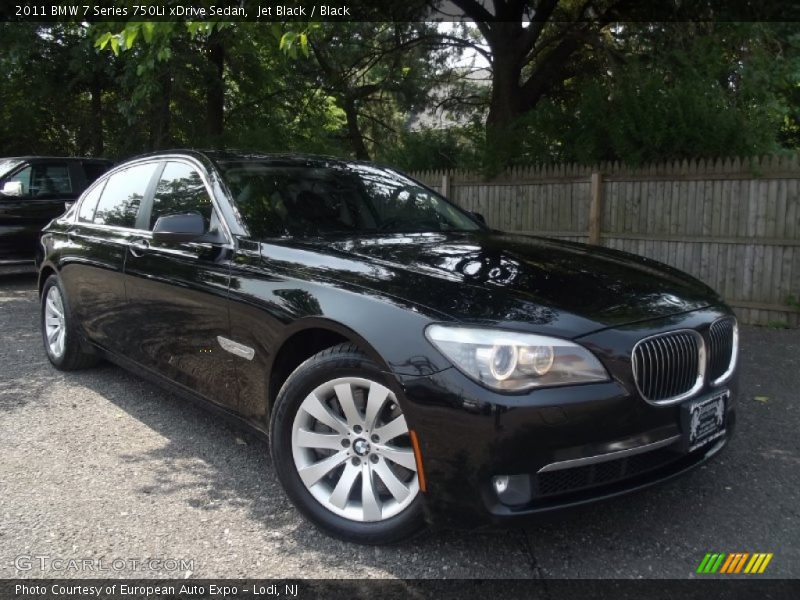 Jet Black / Black 2011 BMW 7 Series 750Li xDrive Sedan