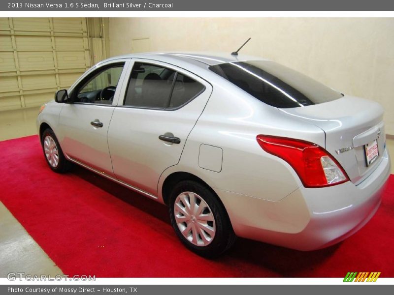 Brilliant Silver / Charcoal 2013 Nissan Versa 1.6 S Sedan