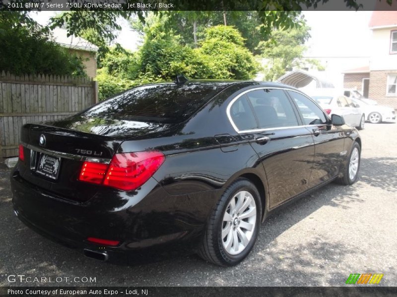 Jet Black / Black 2011 BMW 7 Series 750Li xDrive Sedan