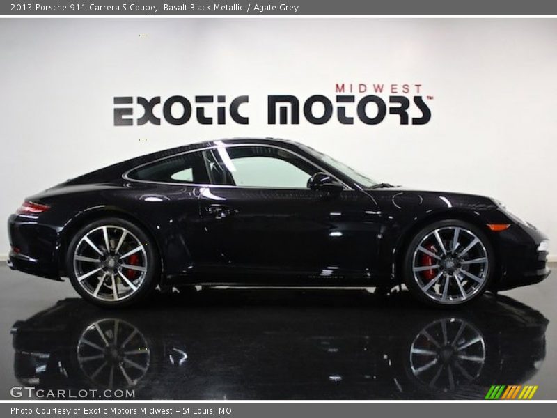 Basalt Black Metallic / Agate Grey 2013 Porsche 911 Carrera S Coupe