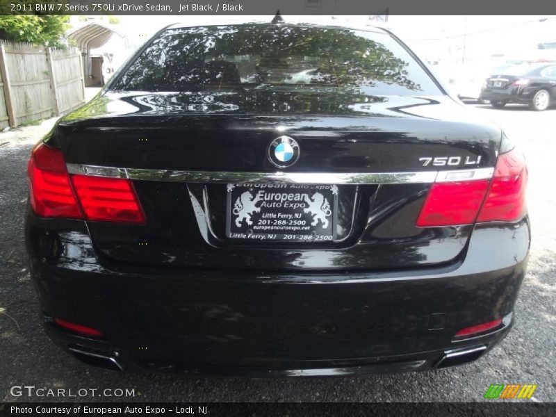 Jet Black / Black 2011 BMW 7 Series 750Li xDrive Sedan