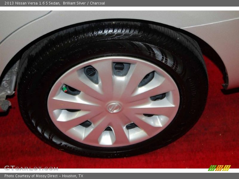 Brilliant Silver / Charcoal 2013 Nissan Versa 1.6 S Sedan