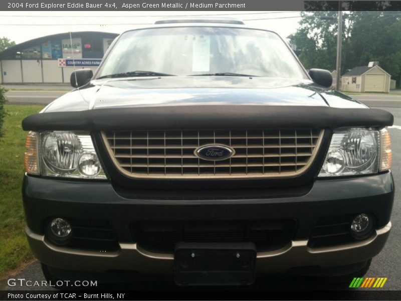 Aspen Green Metallic / Medium Parchment 2004 Ford Explorer Eddie Bauer 4x4