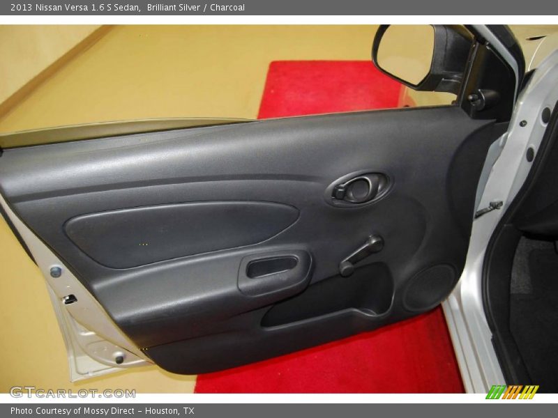 Brilliant Silver / Charcoal 2013 Nissan Versa 1.6 S Sedan