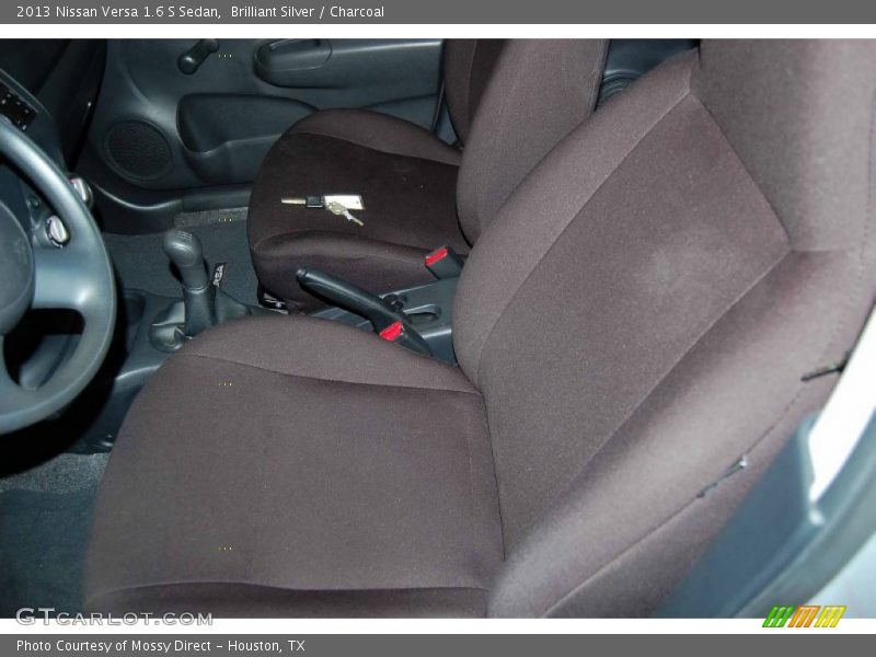 Brilliant Silver / Charcoal 2013 Nissan Versa 1.6 S Sedan