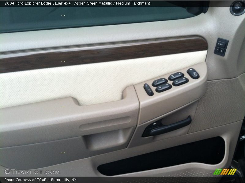 Aspen Green Metallic / Medium Parchment 2004 Ford Explorer Eddie Bauer 4x4