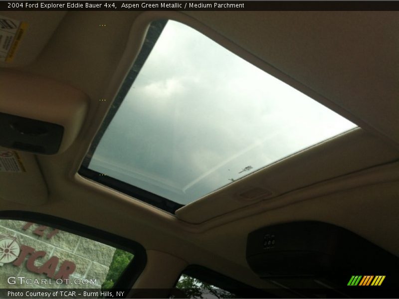 Aspen Green Metallic / Medium Parchment 2004 Ford Explorer Eddie Bauer 4x4