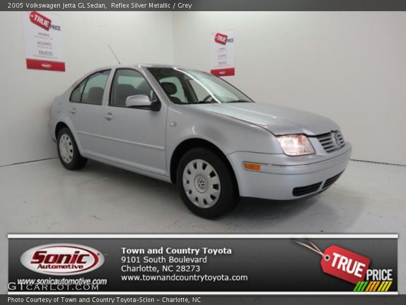 Reflex Silver Metallic / Grey 2005 Volkswagen Jetta GL Sedan