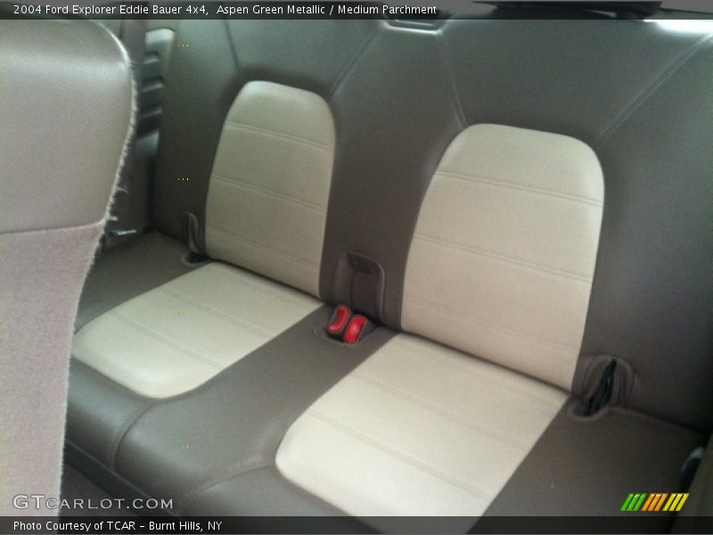 Aspen Green Metallic / Medium Parchment 2004 Ford Explorer Eddie Bauer 4x4