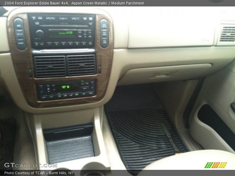 Aspen Green Metallic / Medium Parchment 2004 Ford Explorer Eddie Bauer 4x4