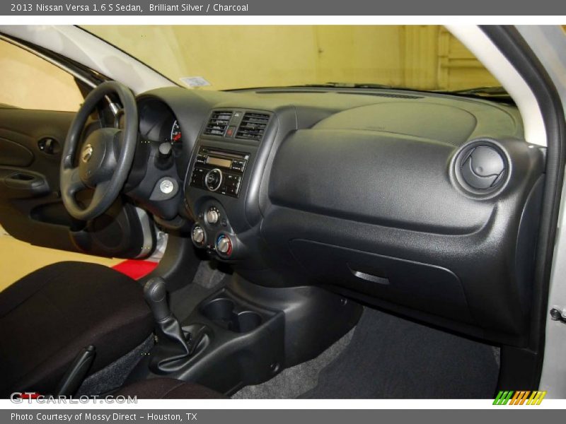 Brilliant Silver / Charcoal 2013 Nissan Versa 1.6 S Sedan