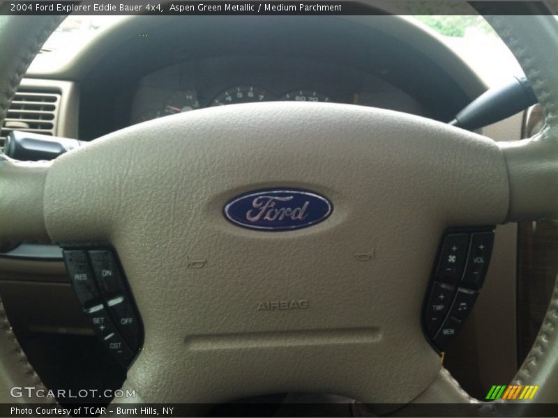 Aspen Green Metallic / Medium Parchment 2004 Ford Explorer Eddie Bauer 4x4
