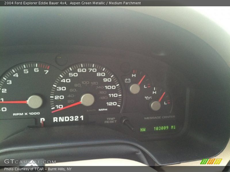 Aspen Green Metallic / Medium Parchment 2004 Ford Explorer Eddie Bauer 4x4